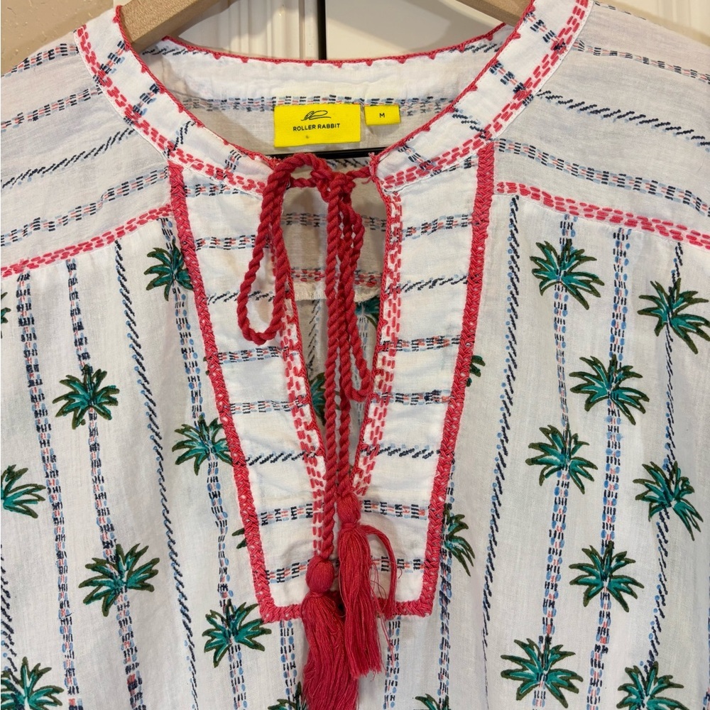 Roller Rabbit Tunic Casual Or Cover Up - Picture 2 of 8